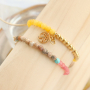 Armb&auml;nder und Ohrring Inspiration mit unseren neuen Natursteinperlen