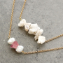 Fangen Sie an! Machen Sie coolen Schmuck mit unserer neuen Kollektion Muschelperlen und Chips Stone Perlen 