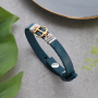 Neue Schmuckset mit Cuoio und Cabochons