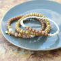 Polaris Elements Perlen Schmuck in warmen Farben mit herbstliche Look