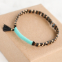 Mit den neuen Miyuki-Perlen k&ouml;nnen Sie diese Ohrringe und Armb&auml;nder herstellen.