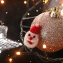 Machen Sie die sch&ouml;nsten Weihnachtsanh&auml;nger mit unserer neuen Kollektion Weihnachtsfiguren aus Filz und Pailletten