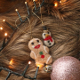 Machen Sie die sch&ouml;nsten Weihnachtsanh&auml;nger mit unserer neuen Kollektion Weihnachtsfiguren aus Filz und Pailletten