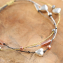 Herstellung von Armb&auml;ndern und Ohrringen mit Perlen aus Hematite
