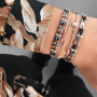 Herstellung von Armb&auml;ndern und Ohrringen mit Perlen aus Hematite