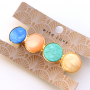 So stellen Sie mit Polaris Elements Cabochons stilvollen Haarschmuck und Ohrringe her: