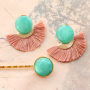 So stellen Sie mit Polaris Elements Cabochons stilvollen Haarschmuck und Ohrringe her: