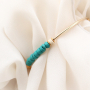 Armb&auml;nder und Ohrringe mit Kokos Perlen im Bohemian Stil: