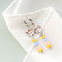 Mit den neuen Miyuki Perlen machen Sie diese Armb&auml;nder und Ohrringe: