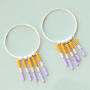 Mit den neuen Miyuki Perlen machen Sie diese Armb&auml;nder und Ohrringe: