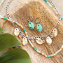 Diese Ketten und Ohrringe k&ouml;nnen mit Resin Kauri Muscheln hergestellt werden