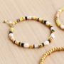 Sommerketten und Armb&auml;nder mit Naturstein Perlen disc: