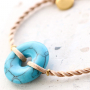 Lassen Sie sich inspirieren: Diese Ohrringe und Armb&auml;nder k&ouml;nnen mit Disc Anh&auml;ngern aus Naturstein hergestellt werden