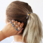 Machen Sie die besten Armb&auml;nder und Haargummis mit gestepptem Elastik Band Leopard: