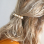 Mit S&uuml;sswasser Perlen k&ouml;nnen Sie diese Haarschmuck und Ohrringe herstellen: