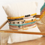 Hier erfahren Sie, wie Sie Armb&auml;nder und Ohrringe mit Miyuki Perlen herstellen: