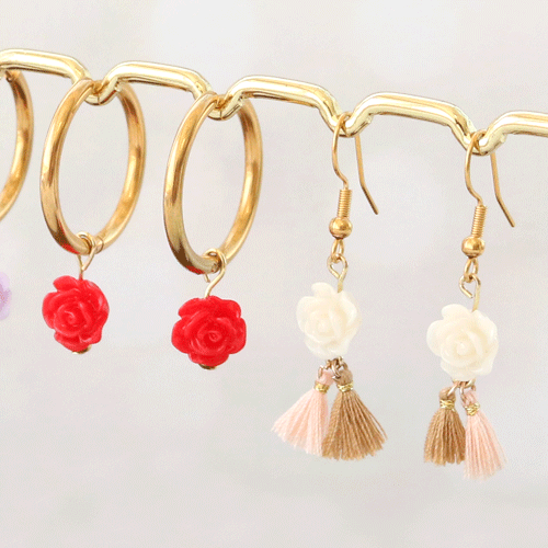 Machen Sie sch&ouml;ne trendige Armb&auml;nder und Ringe mit Rosenperlen