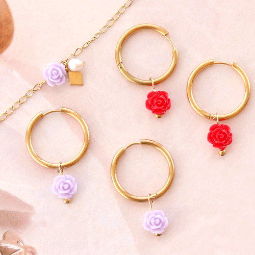 Machen Sie sch&ouml;ne trendige Armb&auml;nder und Ringe mit Rosenperlen