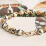Neugierig, wie man mit Natursteinperlen stilvollen Schmuck herstellen kann? Schauen Sie sich diese Inspiration an: