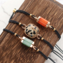 Machen Sie sch&ouml;ne Ohrringe und Armb&auml;nder mit Natursteinanh&auml;ngern und Zwischenst&uuml;cken.