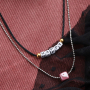 Sie k&ouml;nnen diesen Schmuck und diese Accessoires mit den neuen Buchstaben Acryl Perlen und Keramikperlen herstellen:
