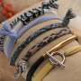 Sie k&ouml;nnen diese Armb&auml;nder mit dem neuesten Elastikband gesteppt herstellen: