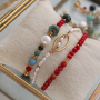 Wie man Ohrringe und Armb&auml;nder mit verschiedenen Arten von Perlen macht: