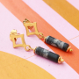 Kreieren Sie selbst trendy Statement Schmuck mit der neuen DQ Metall Ohrringe Kollektion