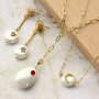 Legen Sie los und kreieren Sie den sch&ouml;nsten Schmuck mit den Pearl Shine Muschelartikeln und Brass Elements Zirkonia! 
