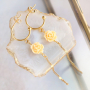 Eleganten Schmuck mit Rosen-Perlen, Rocailles und Edelstahlzubeh&ouml;r herstellen.