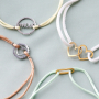 Lassen Sie sich inspirieren und fertigen Sie Schmuck an mit unserem Bestseller: Edelstahl-Zwischenst&uuml;cke und Satindraht