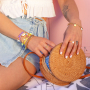 Farbenfrohen Schmuck entwerfen mit Miyuki-Perlen, S&uuml;&szlig;wasserperlen, Quasten und Macram&eacute;-Band 
