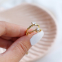 Kombinieren Sie die Ringe mit Emaille und selbst gemachte Ringe