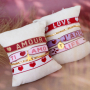 Fr&ouml;hlich hippe Armbaender mit Schmucktextband und Stopperperlen selber machen