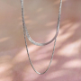 Kombinieren Sie diesen Edelstahlschmuck mit selbstgemachten Armb&auml;ndern und Halsketten