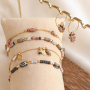 Schicker Schmuck mit Tube Natursteinperlen