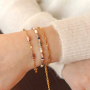 Schicker Schmuck mit Tube Natursteinperlen