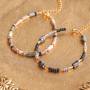 Schicker Schmuck mit Tube Natursteinperlen