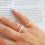 Kombinieren Sie Polaris Ringe und Perlenringen