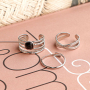 Inspiration, wie Sie Ringe aus Edelstahl kombinieren k&ouml;nnen.