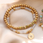 Elegante Armb&auml;nder mit Natursteinperlen selbst herstellen