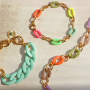 Entwerfen Sie Ohrringe, Armb&auml;nder, Hals- und Handyketten mit Acrylgliedern