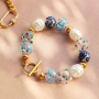 Handbemalte Glasperlen zu Schmuck verarbeiten