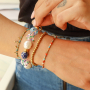 Handbemalte Glasperlen zu Schmuck verarbeiten