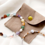 Gestalten Sie leuchtend bunte Armb&auml;nder mit Natursteinen und Perlen 