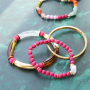 Schmuck mit Acrylperlen in sch&ouml;nen Herbstt&ouml;nen entwerfen 