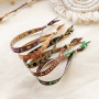 Ideen, um Schmucksets aus Textschmuckband zu kreieren