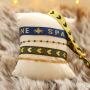 Ideen, um Schmucksets aus Textschmuckband zu kreieren