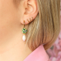 Erste Entw&uuml;rfe mit floralen Glasperlen