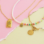 Kreativer Sommerschmuck mit Anh&auml;ngern DQ und Edelstahl im eigenem Design